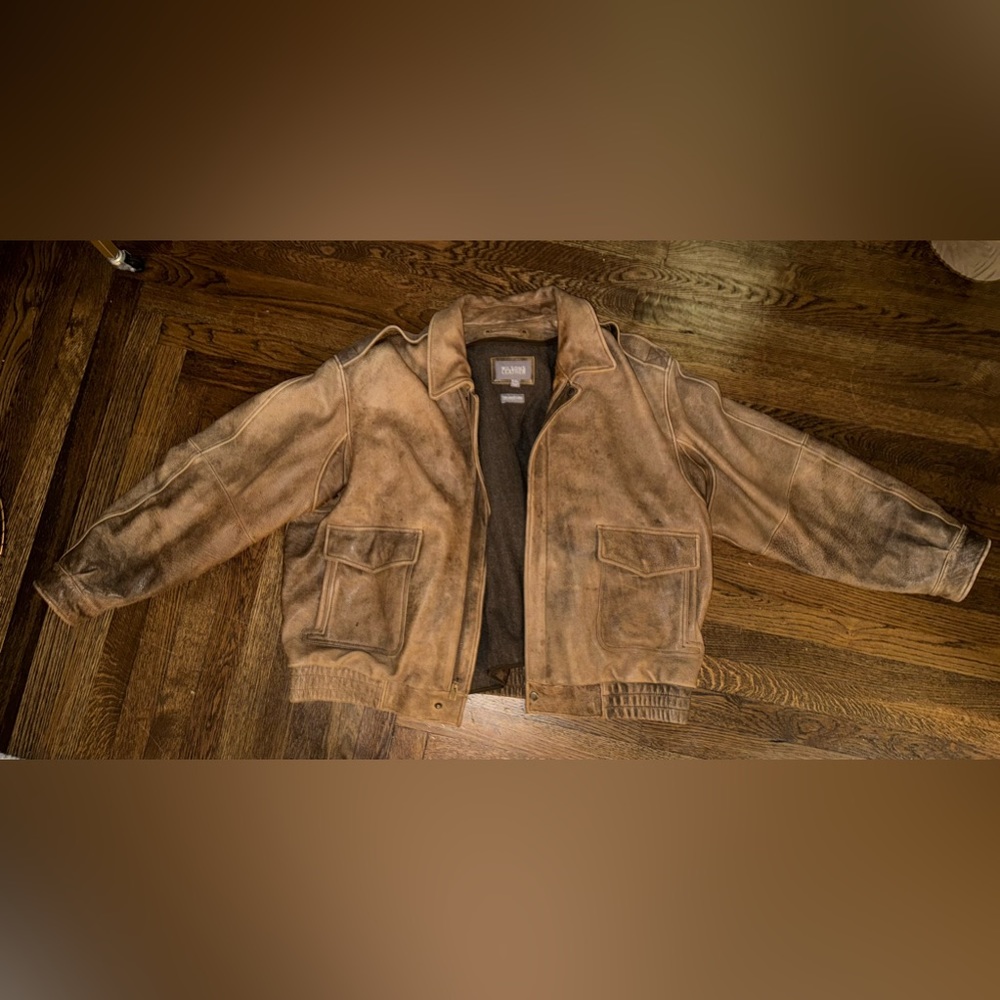 Vintage Wilson’s leather brown jacket